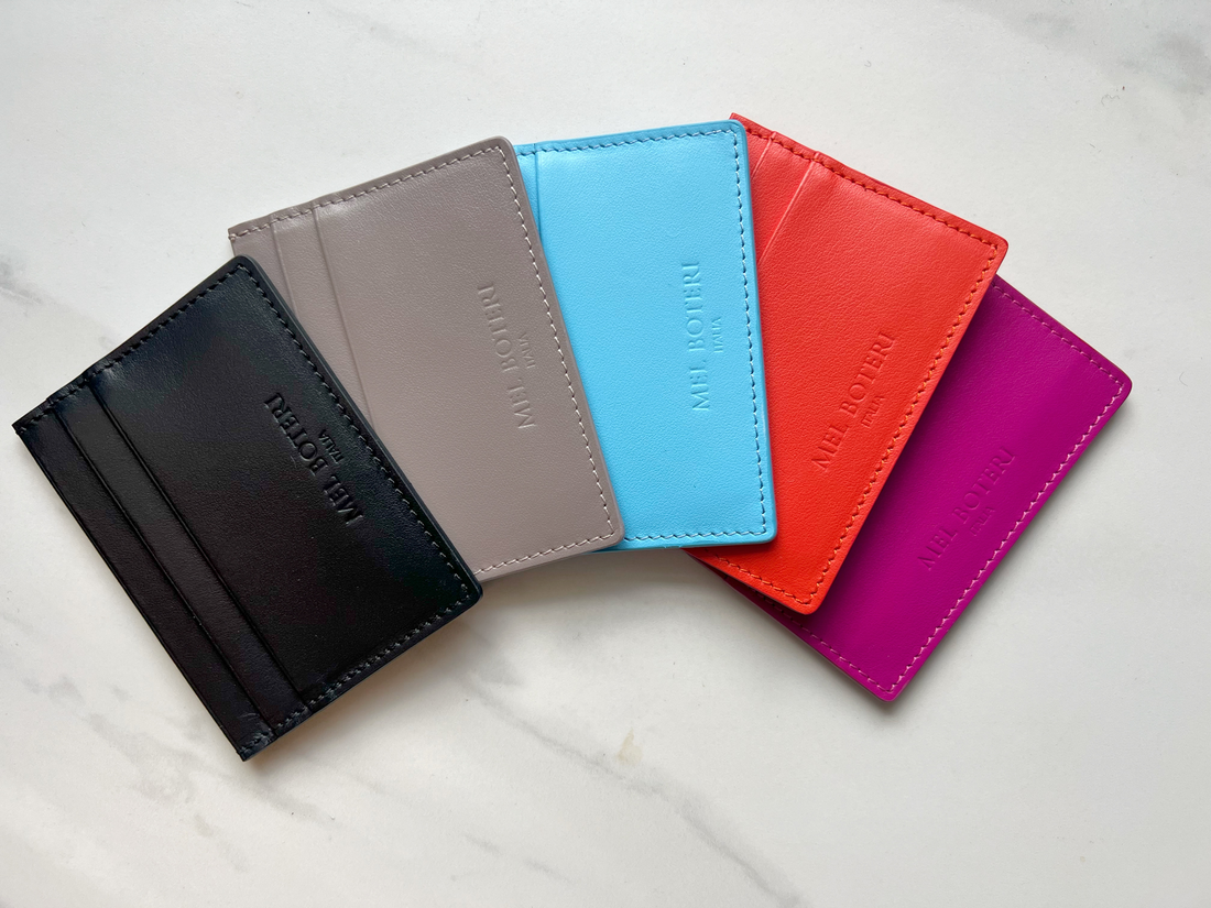 Mel Boteri Slim Card Holder Wallet For Men and Women