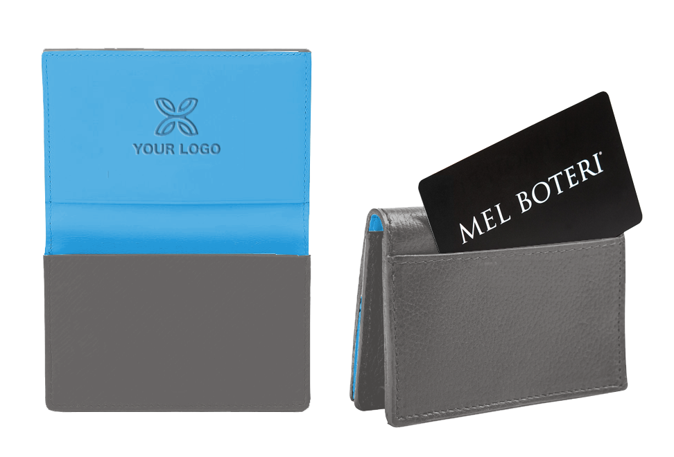 Leather Card Holder Wallet | Mel Boteri Corporate Gifts And Premiums | Private Label Leather Accessories